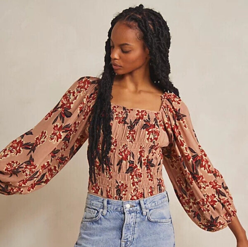 Free People Wild Daze Bodysuit